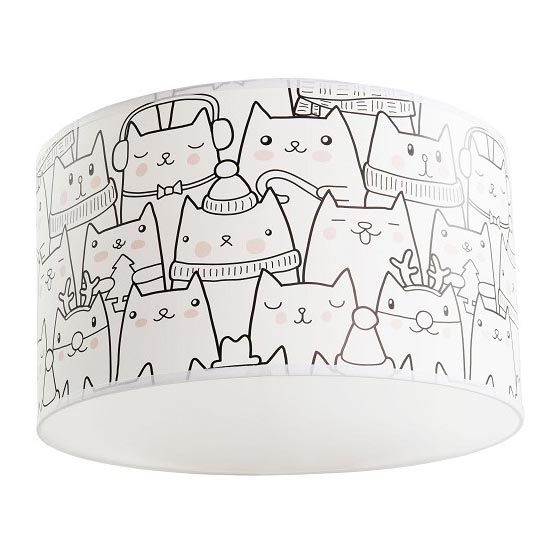 Lámpara de techo infantil CATS 1xE27/60W/230V
