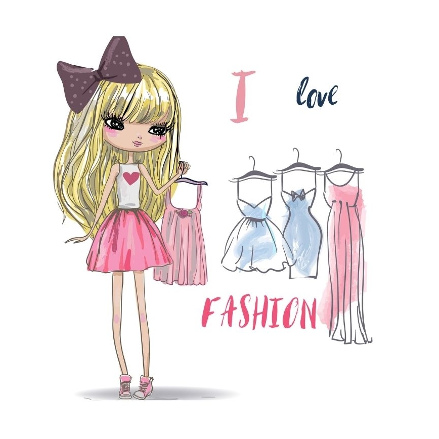 Lámpara de techo infantil GIRLS VIBES 1xE27/60W/230V, diámetro 40 cm Me encanta la moda