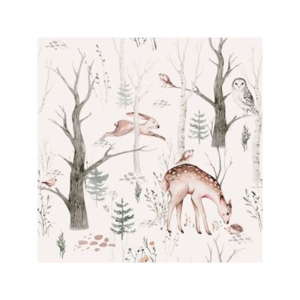 Lámpara de techo infantil KIDS ROOM 1xE27/60W/230V, diámetro 40 cm, con motivos de animalitos