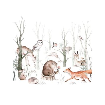 Lámpara de techo infantil KIDS ROOM — 1x casquillo E27 (máx. 60 W), 230 V, Ø 40 cm; diseño con simpáticos animalitos, perfecta para iluminar y decorar la habitación infantil.