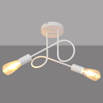 Lámpara de techo infantil OXFORD 2xE27/15W/230V blanca