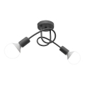 Lámpara de techo infantil OXFORD 2xE27/15W/230V gris