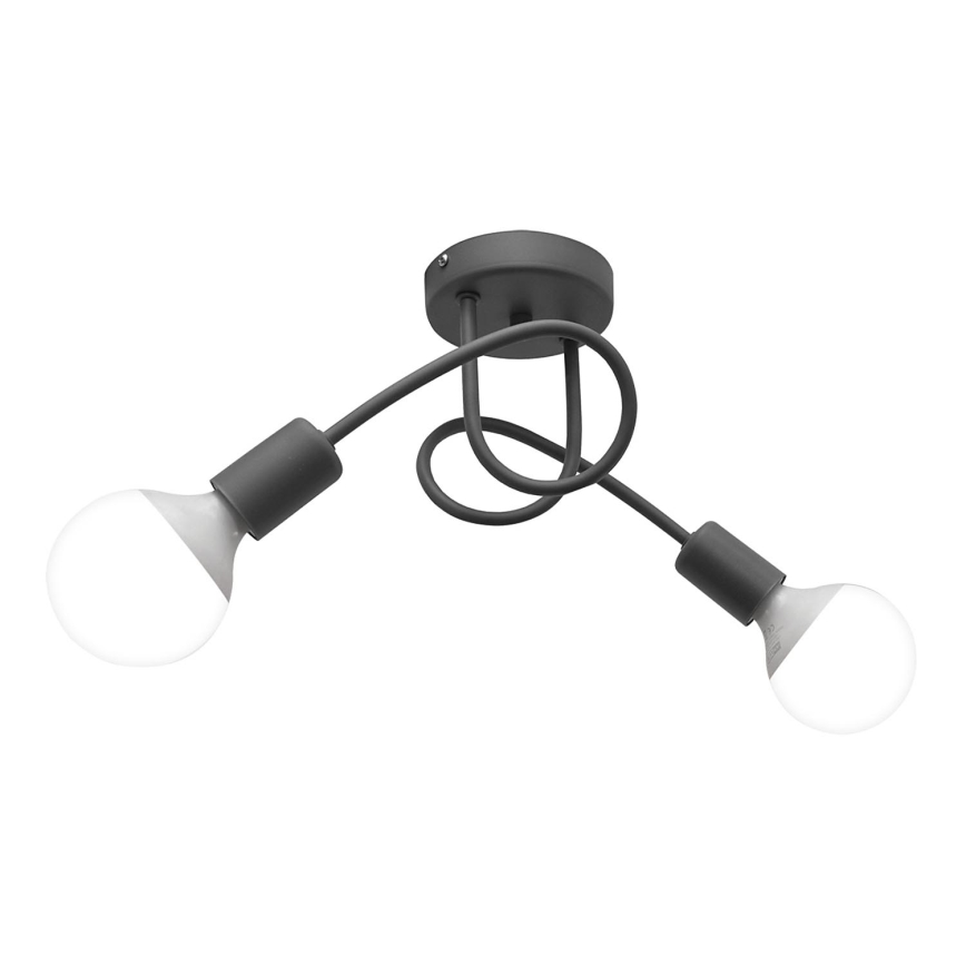 Lámpara de techo infantil OXFORD 2xE27/15W/230V gris