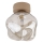 Lámpara de techo LAVA 1xG9/8W/230V beige/beige ahumado