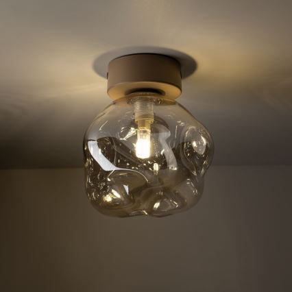 Lámpara de techo LAVA 1xG9/8W/230V beige/beige ahumado