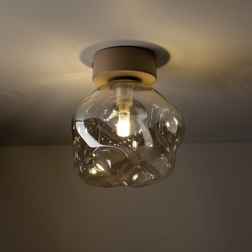 Lámpara de techo LAVA 1xG9/8W/230V beige/beige ahumado
