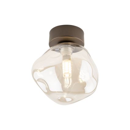 Lámpara de techo LAVA 1xG9/8W/230V bronce/beige ahumado