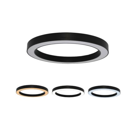 Lámpara de techo LED/115W/230V 3000/4000/6500K Ø 120 cm negra