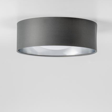 Lámpara de techo LED/12W/230V Ø 32 cm gris/plata