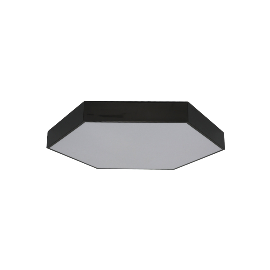 Lámpara de techo LED 135 W 230 V 3000/4000/6500 K, diámetro 80 cm, negra