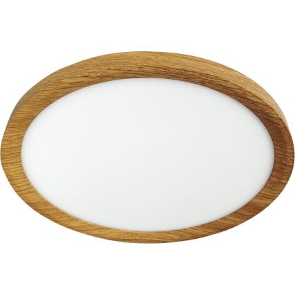 Lámpara de techo LED, 18W/230V, 3000/4000/6500K, diámetro 23 cm, beige