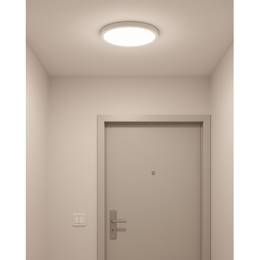Lámpara de techo LED/24W/230V 3000/4000/6500K Ø 30 cm blanca