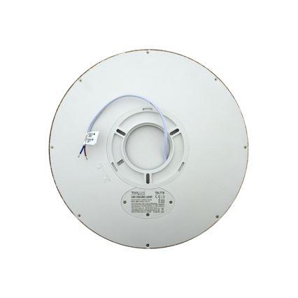 Lámpara de techo LED/24W/230V 3000/4000/6500K Ø 30 cm marrón