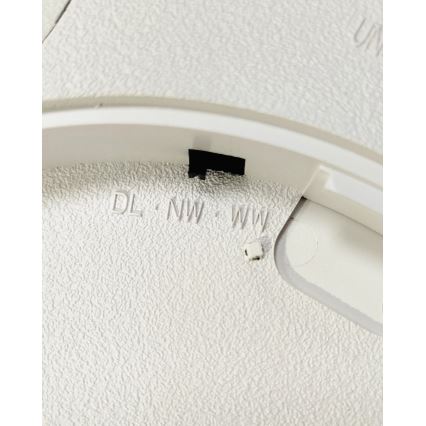 Lámpara de techo LED/24W/230V 3000/4000/6500K Ø 30 cm marrón