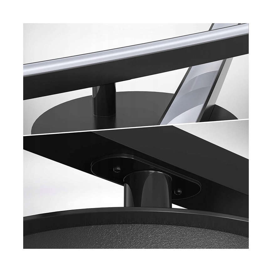 Lámpara de techo LED 2xLED/6W/230V 3000K negra