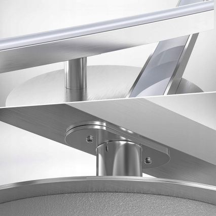 Lámpara de techo LED 2xLED/6W/230V cromo brillante