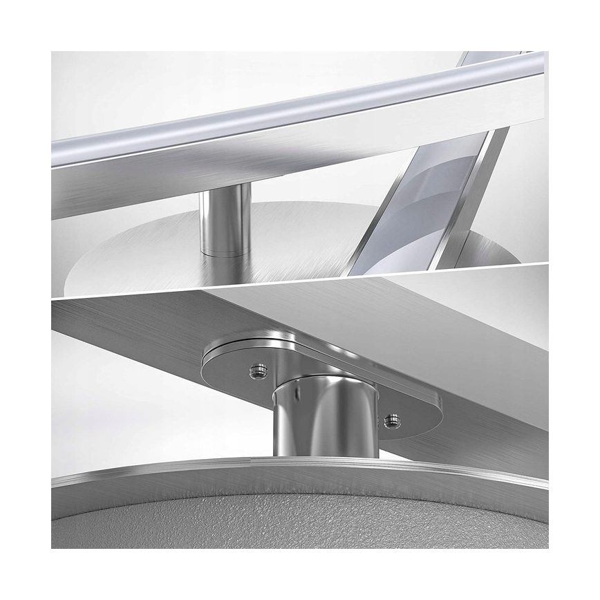 Lámpara de techo LED 2xLED/6W/230V cromo brillante