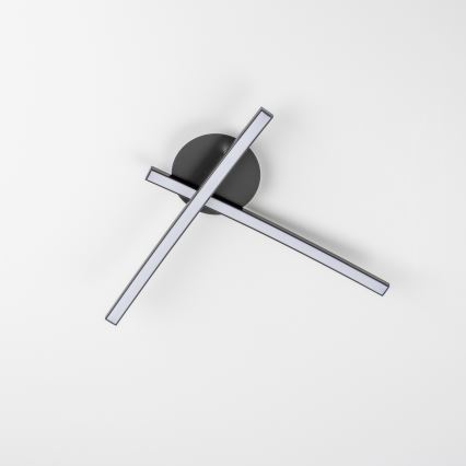 Lámpara de techo LED 2xLED/6W/230V, negra