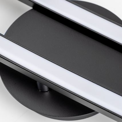 Lámpara de techo LED 2xLED/6W/230V, negra