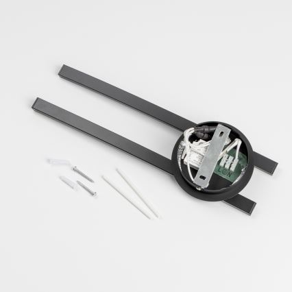 Lámpara de techo LED 2xLED/6W/230V, negra