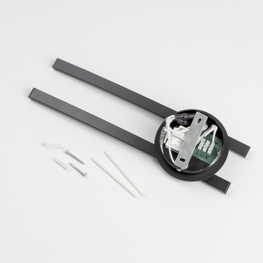 Lámpara de techo LED 2xLED/6W/230V, negra