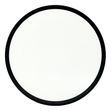 Lámpara de techo LED 32 W, 230 V, 3000/4000/6500 K, Ø 40 cm, negra