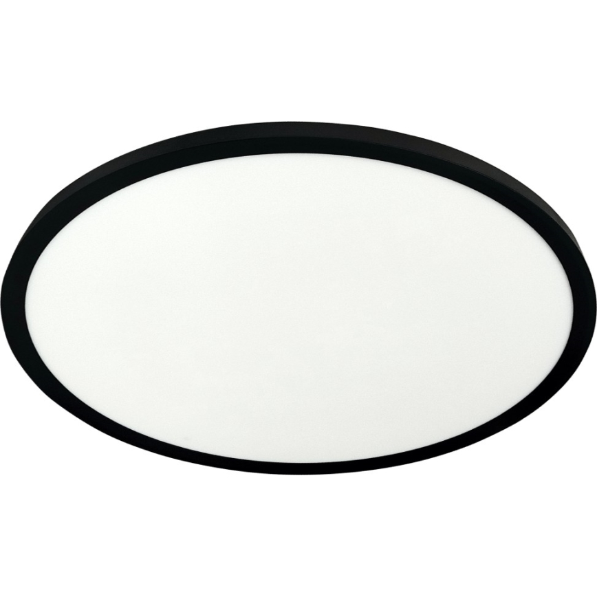 Lámpara de techo LED 32 W, 230 V, 3000/4000/6500 K, Ø 40 cm, negra