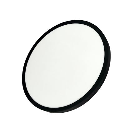 Lámpara de techo LED 32 W, 230 V, 3000/4000/6500 K, Ø 40 cm, negra