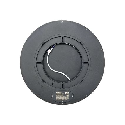 Lámpara de techo LED 32 W, 230 V, 3000/4000/6500 K, Ø 40 cm, negra