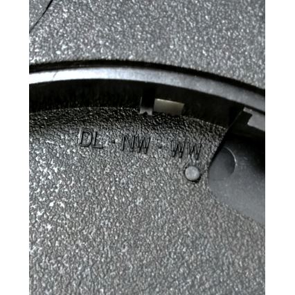 Lámpara de techo LED 32 W, 230 V, 3000/4000/6500 K, Ø 40 cm, negra