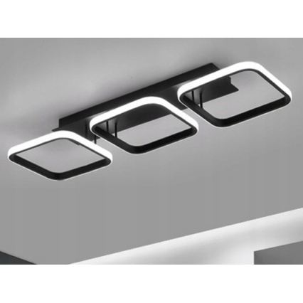 Lámpara de techo LED/33W/230V negra