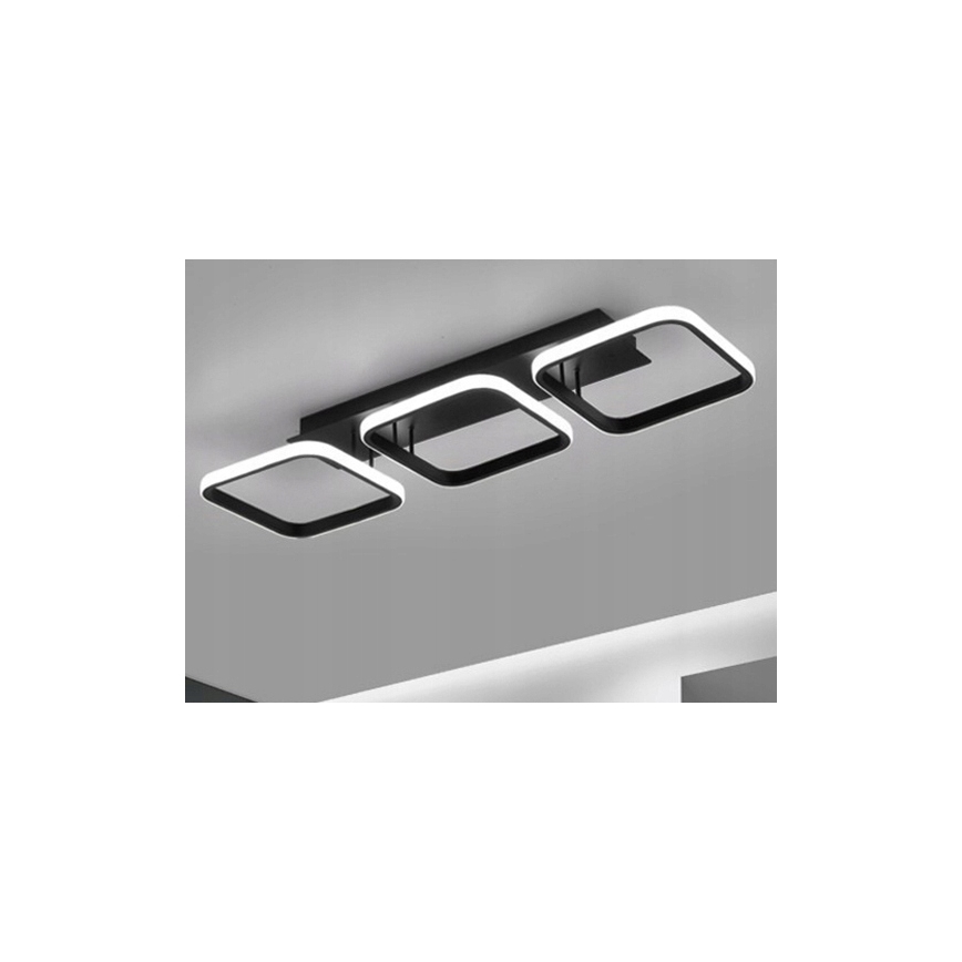 Lámpara de techo LED/33W/230V negra