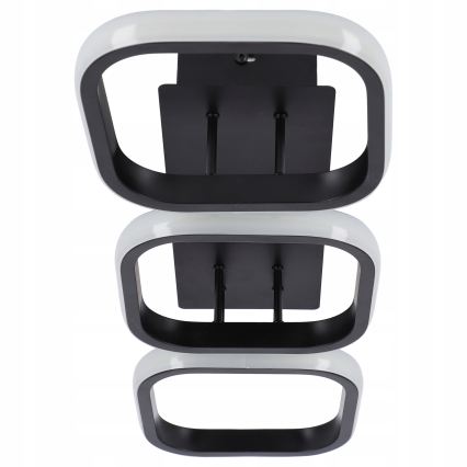 Lámpara de techo LED/33W/230V negra