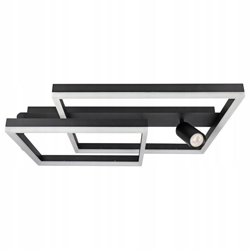 Lámpara de techo LED 38W/230V + 1x GU10/30W negra