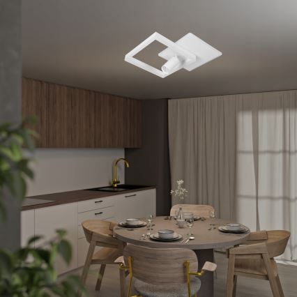 Lámpara de techo LED/38W/230V + 1xGU10/30W blanca