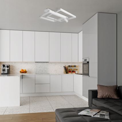 Lámpara de techo LED/38W/230V + 1xGU10/30W blanca