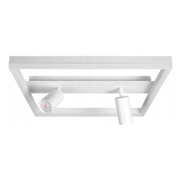 Lámpara de techo LED/38W/230V + 2xGU10/30W blanca