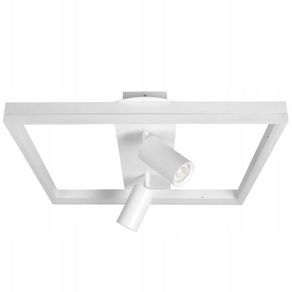 Lámpara de techo LED/38W/230V + 2xGU10/30W blanca