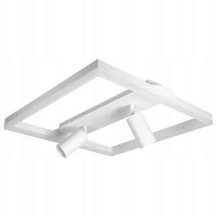 Lámpara de techo LED/38W/230V + 2xGU10/30W blanca