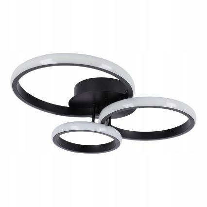 Lámpara de techo LED/38W/230V negra