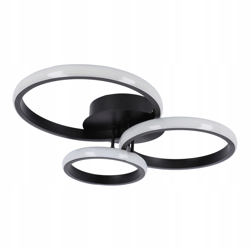 Lámpara de techo LED/38W/230V negra