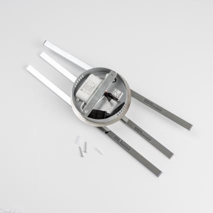 Lámpara de techo LED 3xLED/3W/230V cromo brillante
