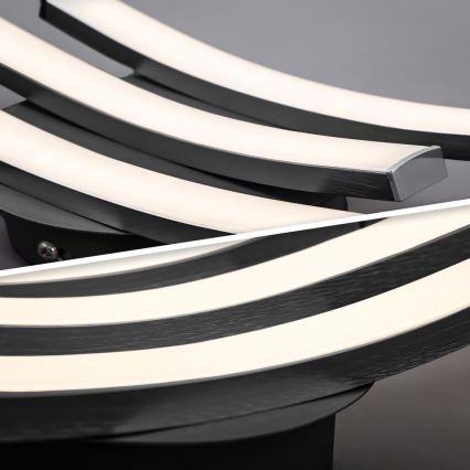 Lámpara de techo LED 3xLED/6W/230V 2700K negra