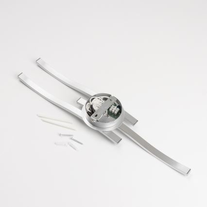 Lámpara de techo LED 3xLED/6W/230V 3000K plateada