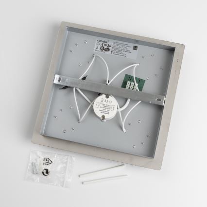 Lámpara de techo LED 4xLED/4W/230V cromo mate