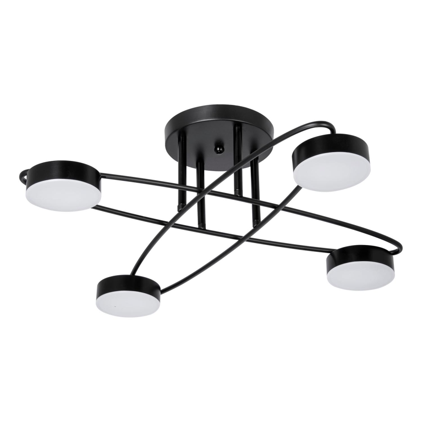 Lámpara de techo LED 4xLED/7W/230V 3000-6000K diá. 60 cm negro