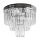 Lámpara de techo LED 5xE27/60W/230V + 4xLED/3W/230V