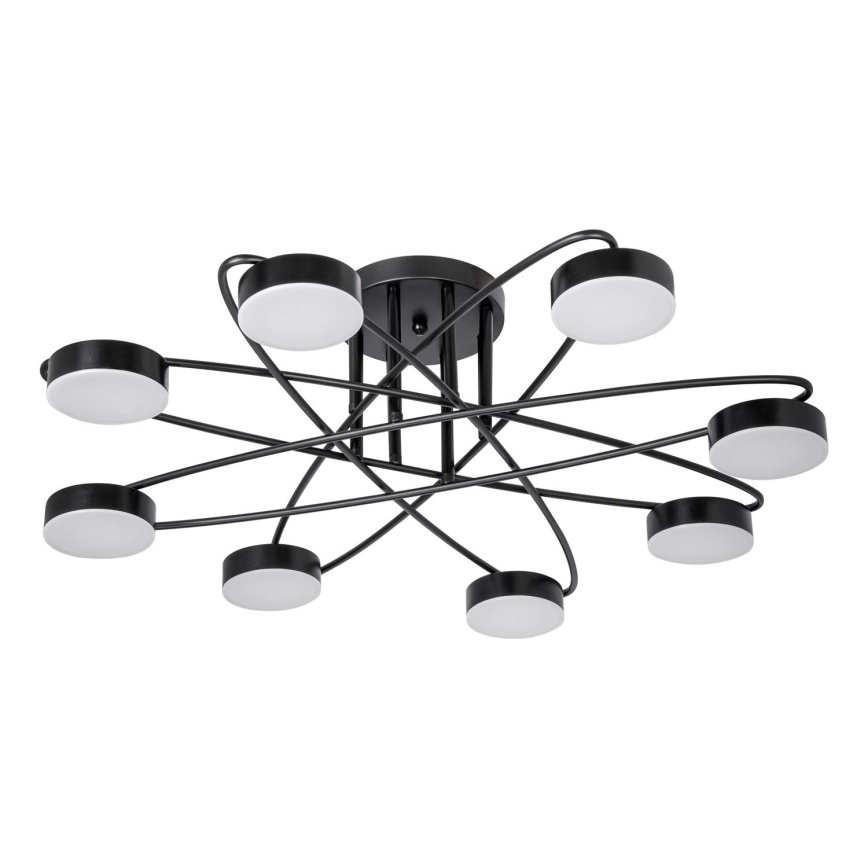 Lámpara de techo LED 8xLED/7W/230V 3000-6000K diá. 70 cm negro