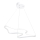 Lámpara de techo LED ARTISAN LED/36W/230V 6500K Blanca