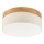 Lámpara de techo LED BELLADONNA LED/20W/230V 30 cm color crema/roble